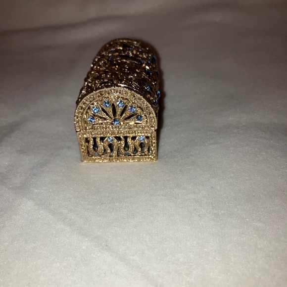 Gold and Crystal Small Jewelry Holder - Picture 3 of 8